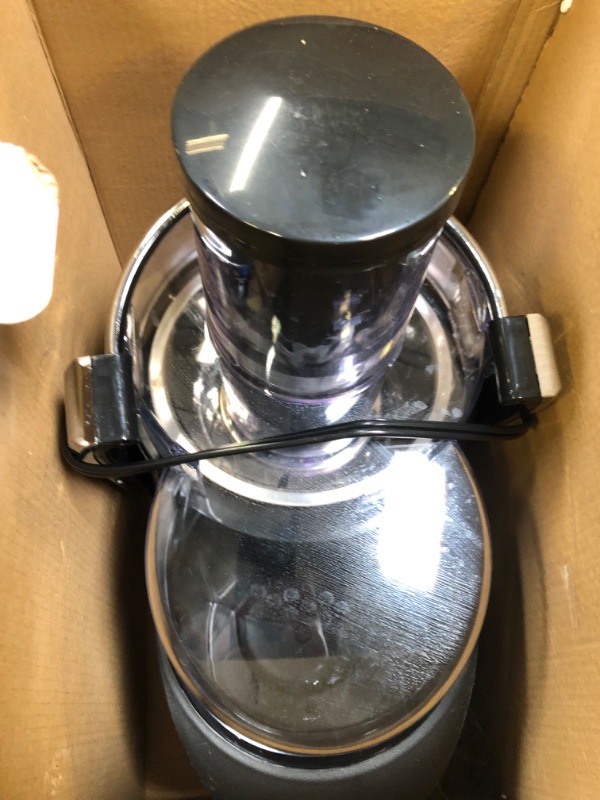 Photo 1 of 1000W 5-SPEED LCD Screen Centrifugal Juicer Machines Vegetable and Fruit, Healnitor Juice Extractor with Big Adjustable 3" Big Mouth, Easy Clean, BPA-Free, High Juice Yield, Silver