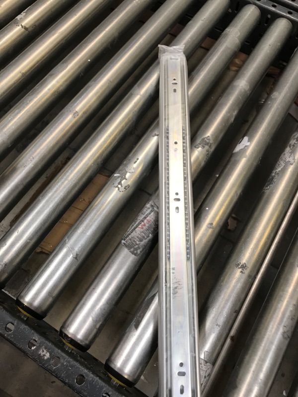 Photo 2 of 22 Inch HardwareFull Extension Ball Bearing Side Mount Drawer Slides,100 LB Capacity 