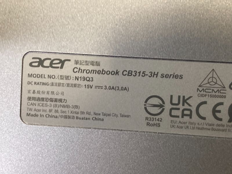 Photo 5 of -Acer - Acer-Chromebook 317 Laptop–17.3 FHD IPS Touch Display–Intel Pentium Silver N6000 Processor–8GB LPDDR4X–64GB eMMC– WiFi6