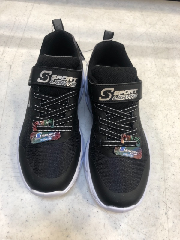 Photo 2 of Boys' S Sport by Skechers Jaycob 2.0 Performance Sneakers - Black SIZE  4

