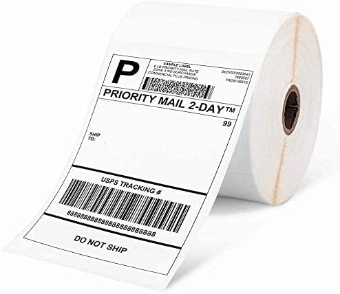 Photo 1 of 4x6 Thermal Labels,Memoqueen 4"x6" Shipping Labels, 4x6 Labels Paper Compatible with Rollo Phomemo dymo Label Printers, Strong Adhesive, use for Postage Adhesive Labels?500labels/Roll,1Roll --FACTORY SEALED --
