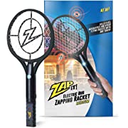 Photo 1 of ZAP IT! Bug Zapper Rechargeable Bug Zapper Racket, 4,000 Volt, USB Charging Cable
