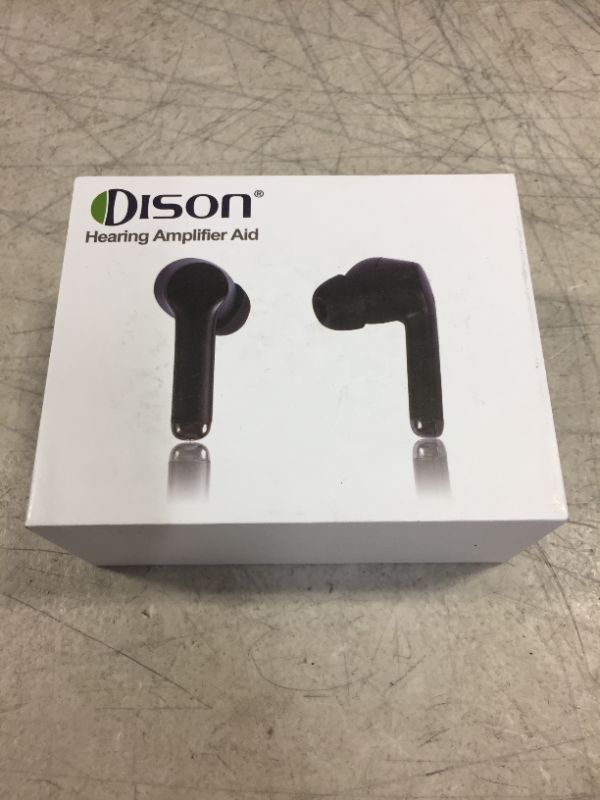 Photo 1 of DISON Hearing Aids for Seniors & Adults, Rechargeable Ultralight Hearing Amplifiers with Noise Reduction for Hearing Loss, Ear Sound Enhancer, Inner-Ear Hearing Aids with 3 Sizes Ear Tips (520) --FCATORY SEALED --
