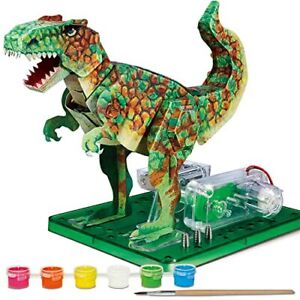 Photo 1 of Playz Electric T Rex Dinosaur Toys for Kids - DIY Dino Construction & Paintin...
