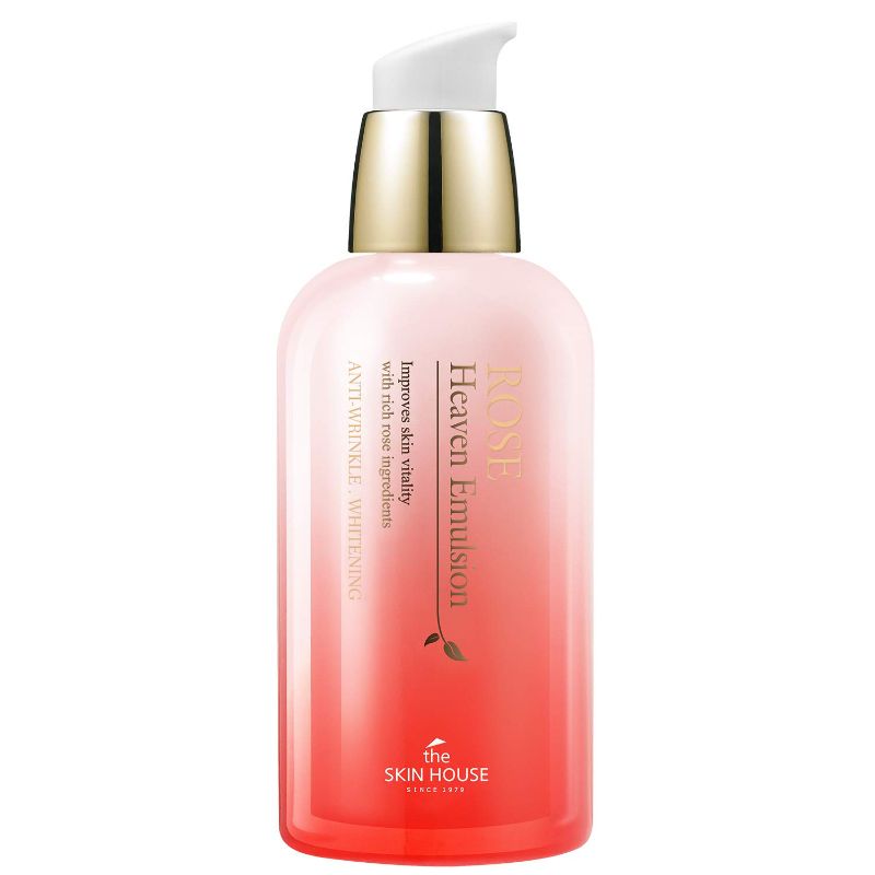 Photo 1 of [The Skin House] Rose Heaven Emulsion 4.4 fl.oz, 130ml - | For illuminating and diminish fine wrinkles | Korean Skin Care|
