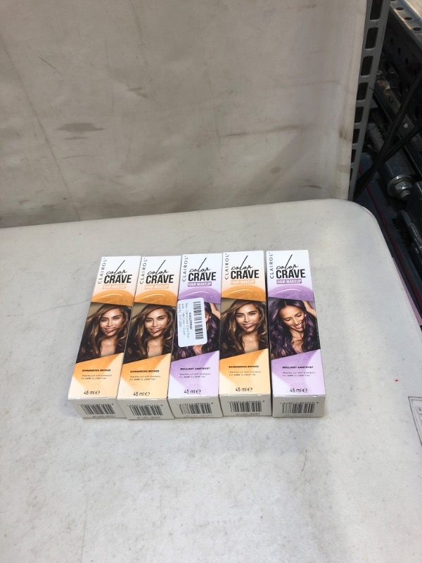 Photo 1 of 5 pack of clairol colour crave hair makeup 