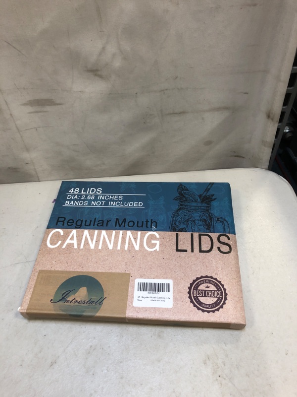 Photo 2 of 48-Count Regular Mouth Canning Lids(2.68 In) for Kerr Jars,Premium Food Grade Tinplate,Split-Type Jar Lids with Leak Proof Seals,100% Fit & Airtight.
