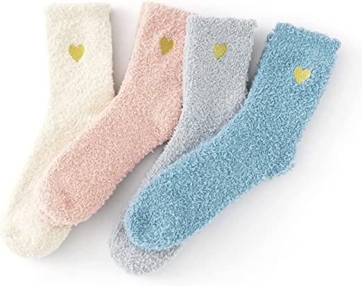 Photo 1 of Fuzzy Socks for Women Fluffy Warm Socks Cozy Home Sleeping Socks Womens
