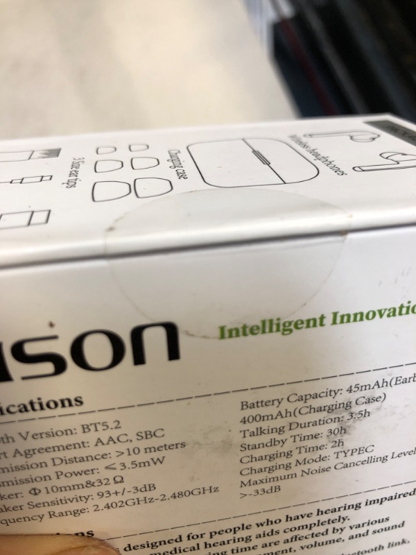 Photo 3 of DISON Hearing Aids for Seniors & Adults, Rechargeable Ultralight Hearing Amplifiers with Noise Reduction for Hearing Loss, Ear Sound Enhancer, Inner-Ear Hearing Aids with 3 Sizes Ear Tips (520)
(FACTORY SEALED)