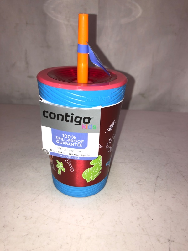 Photo 1 of CONTIGO KIDS 100% SPILL PROOF STRAW TUMBLER