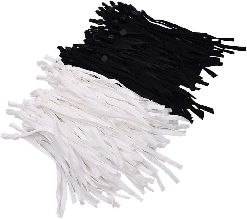 Photo 1 of 100 Pcs Elastic Bands with Adjustable Buckle,Elastic String Bands with Cord Locks,DIY Elastic Bands for Ear Loops,50pcs White and 50pcs Black
2 PACK 
