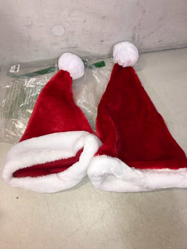 Photo 1 of 2 SANTA CLAUS HOLIDAY CHRISTMAS HATS 