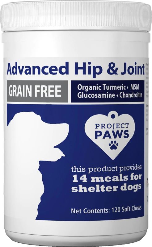 Photo 1 of  Advanced Grain-Free Hip & Joint Supplement for Dogs - 120 Count   EXP 1/2023