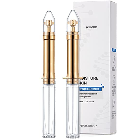 Photo 1 of 2 Pcs Snake Venom Peptide Anti-Wrinkle Eye Cream, Remove Eye Bags/Dark Circles/Eye Wrinkles