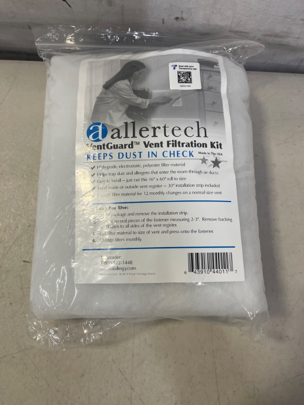 Photo 2 of Allertech Vent Guard 16" x 60" (Comes with 20 Vent Filters)
