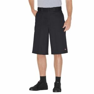 Photo 1 of Dickies Men's Loose-Fit 13" Inseam Work Shorts Solid Black Size 32 NEW