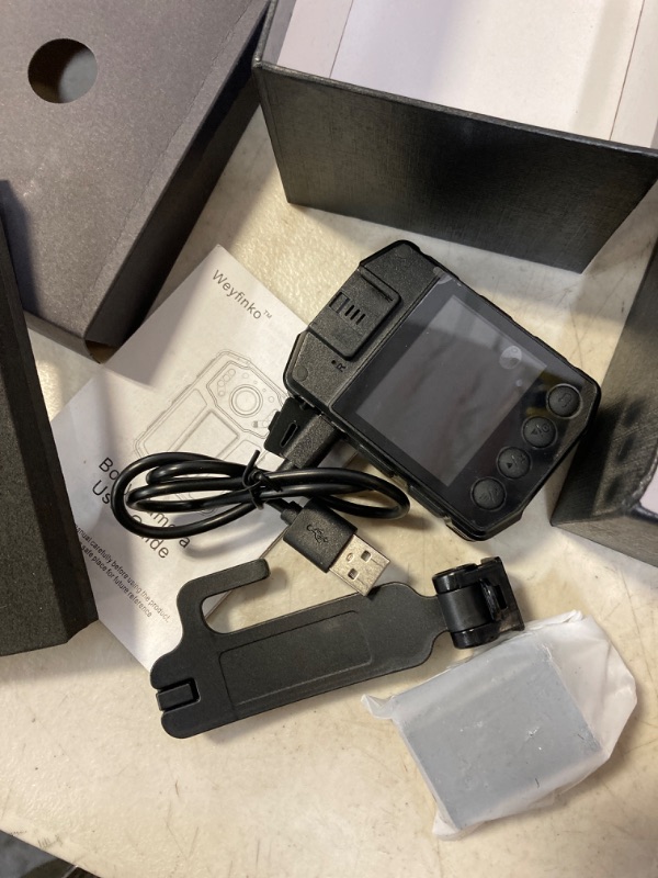 Photo 2 of Weyfinko FHD1080P Body Cameras with Audio and Video Recording,Portable Small Body Worn Camera for Law Enforcement with Infrared NightVision and 12 HR Battery Life Recording(W1,No Card)