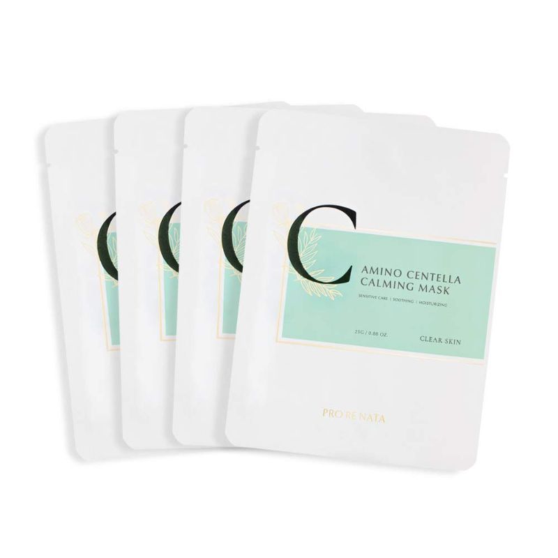 Photo 1 of [PRO RE NATA] Amino Centella Calming Mask (4, Count) - Hydrating & soothing facial sheet mask