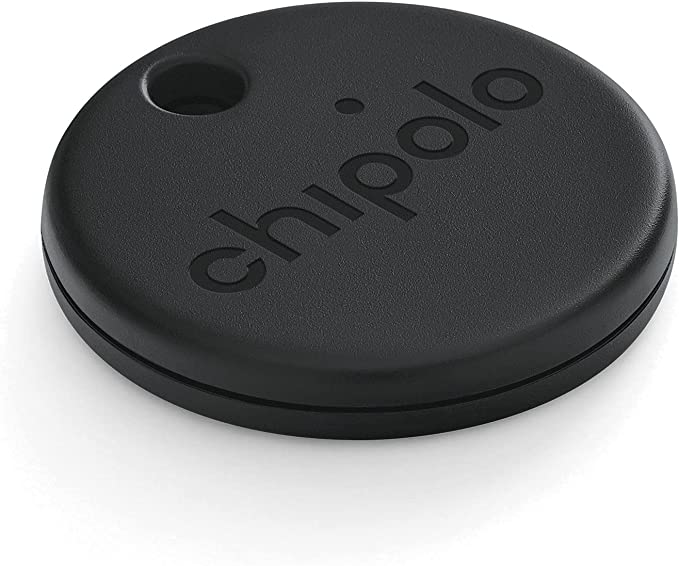 Photo 1 of Chipolo ONE Spot (2021) - Key Finder, Bluetooth Tracker for Keys, Bag - Works with The Apple Find My app (only for iOS) (Almost Black)