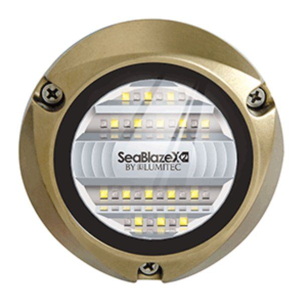 Photo 1 of 5" White and Blue SeaBlaze X2 Series Surface Mount Underwater LED Light