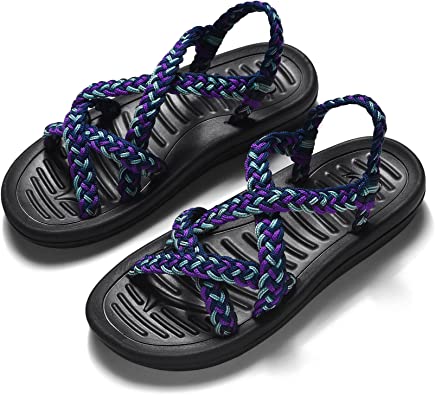 Photo 1 of Beach Sandals for Women,Comfortable Walking Water Sandals for Travel/Camping/Poolside SIZE 7.5 EURO SIZE 38