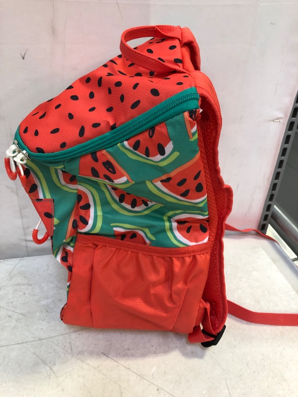 Photo 2 of 7.5qt Backpack Cooler Watermelon - Sun Squad™