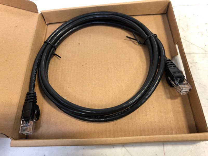 Photo 2 of Basics RJ45 Cat-6 Gigabit Ethernet Patch Internet Cable - 5 Foot