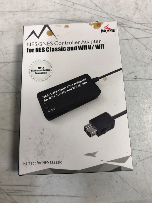 Photo 4 of May Flash NES/SNES Controller Adapter for NES Classic and Wii U/Wii-- Factory Seal