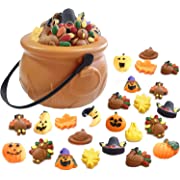 Photo 1 of 5.5" Fall Decor Cauldron with 24 Pcs Squshies ,Mini Kawaii Mochi Squishy Toy Stress Reliever Anxiety Packs for Kid Party Favors,Thanksgiving Day Decration (Thanksgiving Day)
