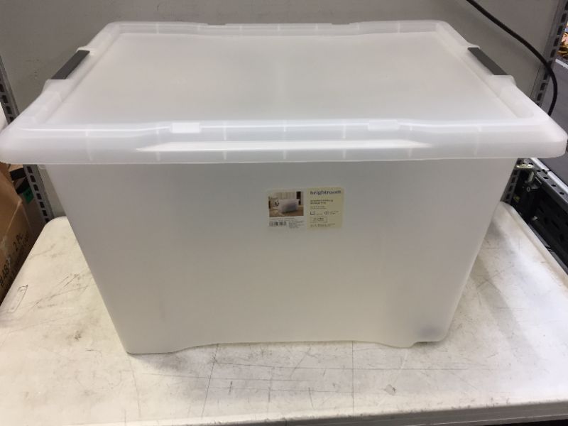 Photo 2 of 128qt Extra Large Wheeled Latching Storage Box - Brightroom