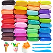 Photo 1 of 36 Colors Air Dry Clay,Magic Modeling Clay with Tools,Ultra Light DIY Modeling Clay for Kids,Children,DIY Crafts,Creative Art Crafts
