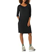 Photo 1 of Amazon Essentials Women's Maternity Gathered Neckline Dress SMALL
