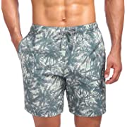 Photo 1 of Biwisy Mens Swim Trunks Quick Dry Beach Shorts Mesh Lining Swimwear Bathing Suits with Pockets MEDIUM
