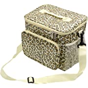 Photo 1 of 10L Insulated Leopard Print Lunch Bag for Men/Womens Reusable Insulated Cooler Tote Bag Lunch Box Organizer with Adjustable Shoulder Strap Office Work School Picnic Hiking Beach (Leopard Print)

