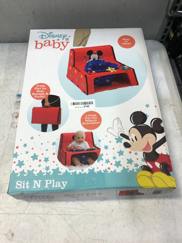 Photo 3 of Disney Mickey Mouse Sit N Play Portable Activity Seat for Babies by Delta Children – Floor Seat for Infants