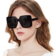 Photo 1 of 
MuJaJa Sunglasses Womens, Polarized Sunglasses of UV Protection and Retro Sunglasses of Square Oversized Stylish DesignMuJaJa Sunglasses Womens, Polarized Sunglasses 