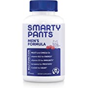 Photo 1 of 
SmartyPants Men's Formula, Daily Multivitamin for Men: Vitamins C, D3, Zinc, Omega 3, CoQ10, & B12 for Immune Support, Energy, Prostate & Heart Health, Fruit Flavor, 180 Gummies (30 Day Supply)SmartyPants Men's Formula, Daily Multivitamin for Men: