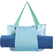 Photo 1 of 
Yoga Mat Bag,Women Large Yoga Tote Bag Shoulder Bag Shoulder Bag Laptop Bag Top Handle Handbag with Hidden Velcro Pockets for Gym,Outdoor,Shopping,Travel,Work (Mint Green)Yoga Mat Bag,Women Large Yoga Tote Bag Shoulder Bag