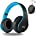 Photo 1 of Bluetooth Headphones Over-Ear, Zihnic Foldable Wireless and Wired Stereo Headset Micro SD/TF, FM for Cell Phone,PC,Soft Earmuffs &Light Weight for Prolonged Wearing (Black/Blue)