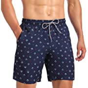 Photo 1 of Biwisy Mens Swim Trunks Quick Dry Beach Shorts Mesh Lining Swimwear Bathing Suits with Pockets LARGE
