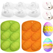 Photo 1 of 3Pack Easter Egg Mold, Egg Shaped Silicone Cake Mold, Trays Cooking Supplies for DIY Chocolate, Candies, Ice Cube Trays Baking Molds

