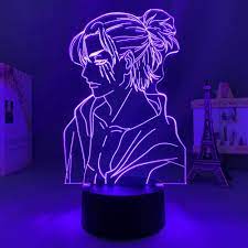 Photo 1 of 3D ILLUSION NIGHT LIGHT, 3 PATTERNS 16 COLOR CHANGING ANIME LAMP