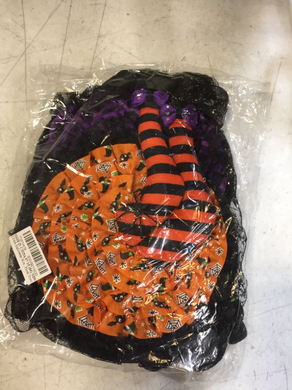 Photo 2 of 2 Pack Halloween Witch Wreaths Halloween Hocus Pocus Wreaths, 16 Inch Artificial Purple Orange Witch Legs Wreath, Halloween Door Signs Hanging Ornaments for Home Window Wall Porch Halloween Party
