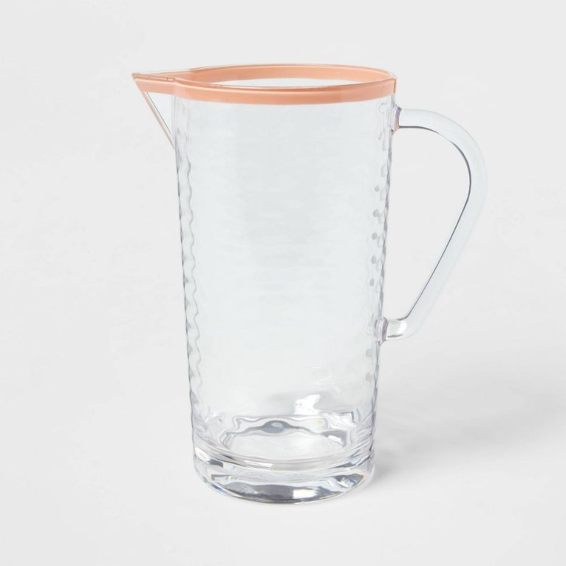 Photo 1 of 1.8qt Plastic Beverage Pitcher - Threshold™ - ITEM IS DIRTY AND DUSTY FROM EXPOSURE