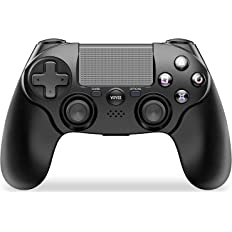 Photo 1 of VOYEE Wireless Controller Compatible with Sony PlayStation 4, Enhanced Dual-Shock PS4 Controller 6-Axis Motion Sensor PS4 Gamepad Remote with Audio Function/Fast Charging Port (Black)