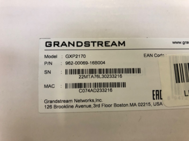 Photo 5 of Grandstream GS-GXP2170 VoIP Phone & Device
