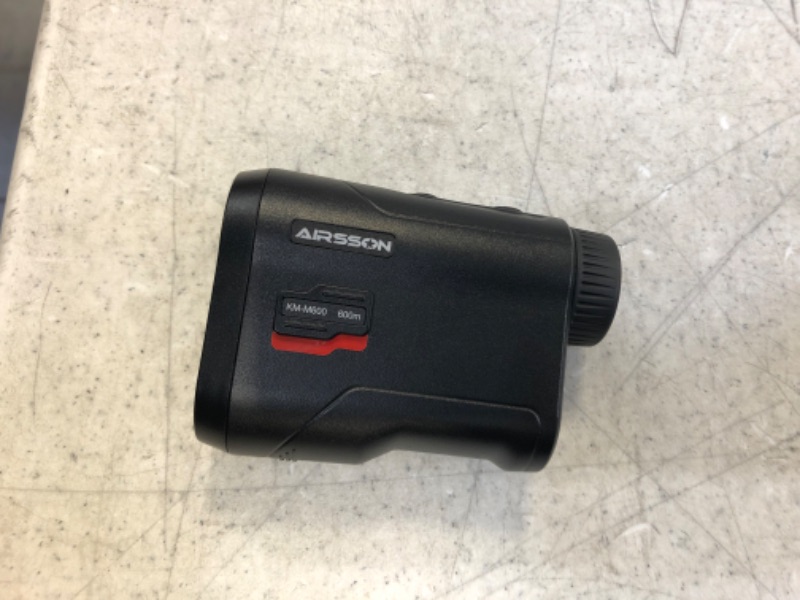 Photo 3 of AIRSSON Golf Rangefinder Laser Rechargeable: 650 Yards Range Finder with Slope, 6X Magnification Range Pinseeker Distance Rangefinder for Hunting & Golfing
