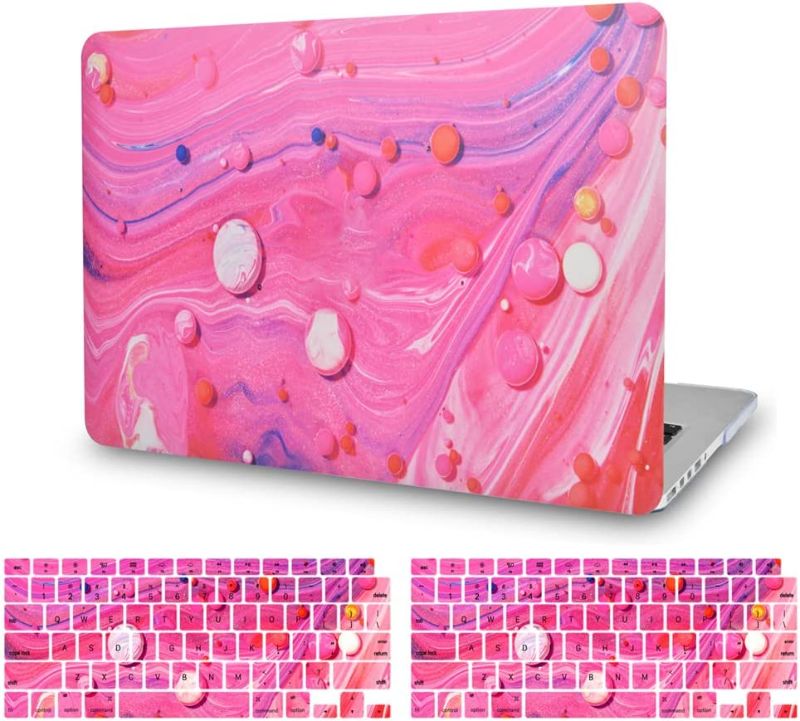 Photo 1 of LASSDOO Compatible with MacBook Air 13 inch Case (2017,2016,2015,2014,2013,2012,2011,2010 Release) A1369/A1466 Plastic Hard Shell + Keyboard Cover