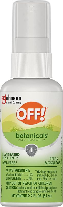 Photo 1 of OFF! Botanicals Deet-Free Insect Repellent, Plant-Based Bug Spray & Mosquito Repellent, 2 oz - SET OF 2 -
