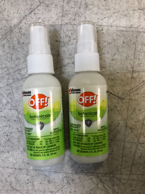 OFF! Botanicals Deet-Free Insect Repellent, Plant-Based Bug Spray ...